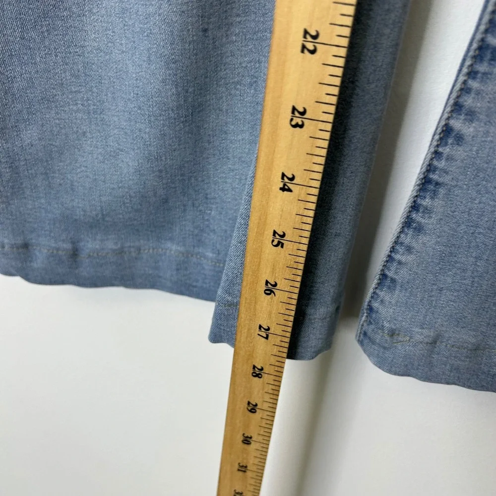 Free People‎ Venice Beach Pull On Flare Jeans Women's 27 High Rise Boho